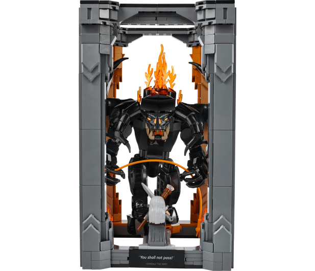 LEGO Icons 10367 Władca pierścieni: Book nook z Balrogiem - 1331602 - zdjęcie 3